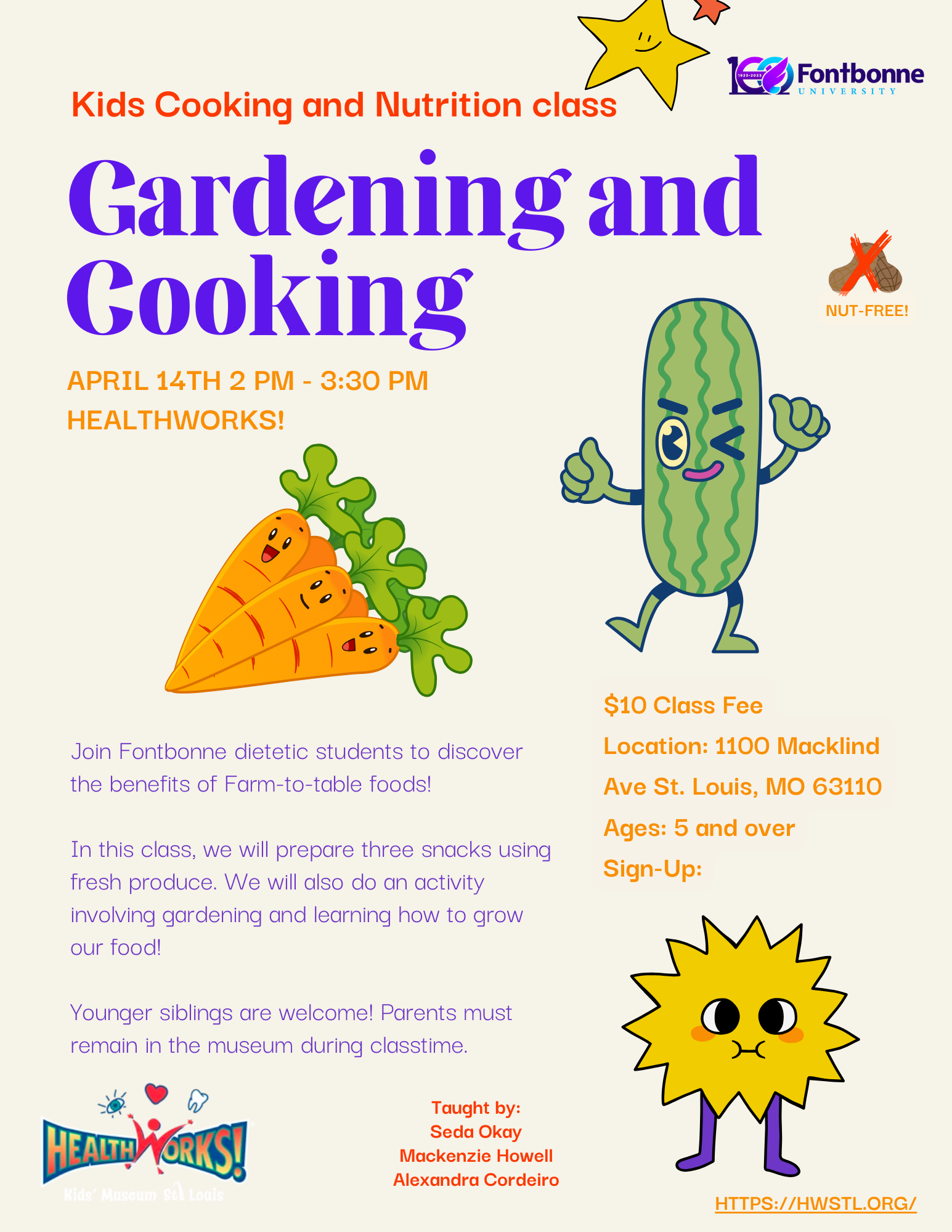 COOKING CLASS: Gardening and Cooking